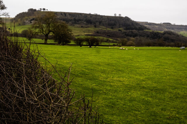 Applegarth Scar from the outskirts of Marske